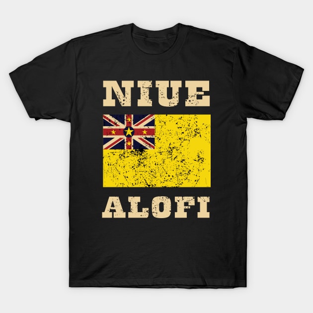 Flag of Niue T-Shirt by KewaleeTee